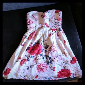 kimchi blue strapless floral dress